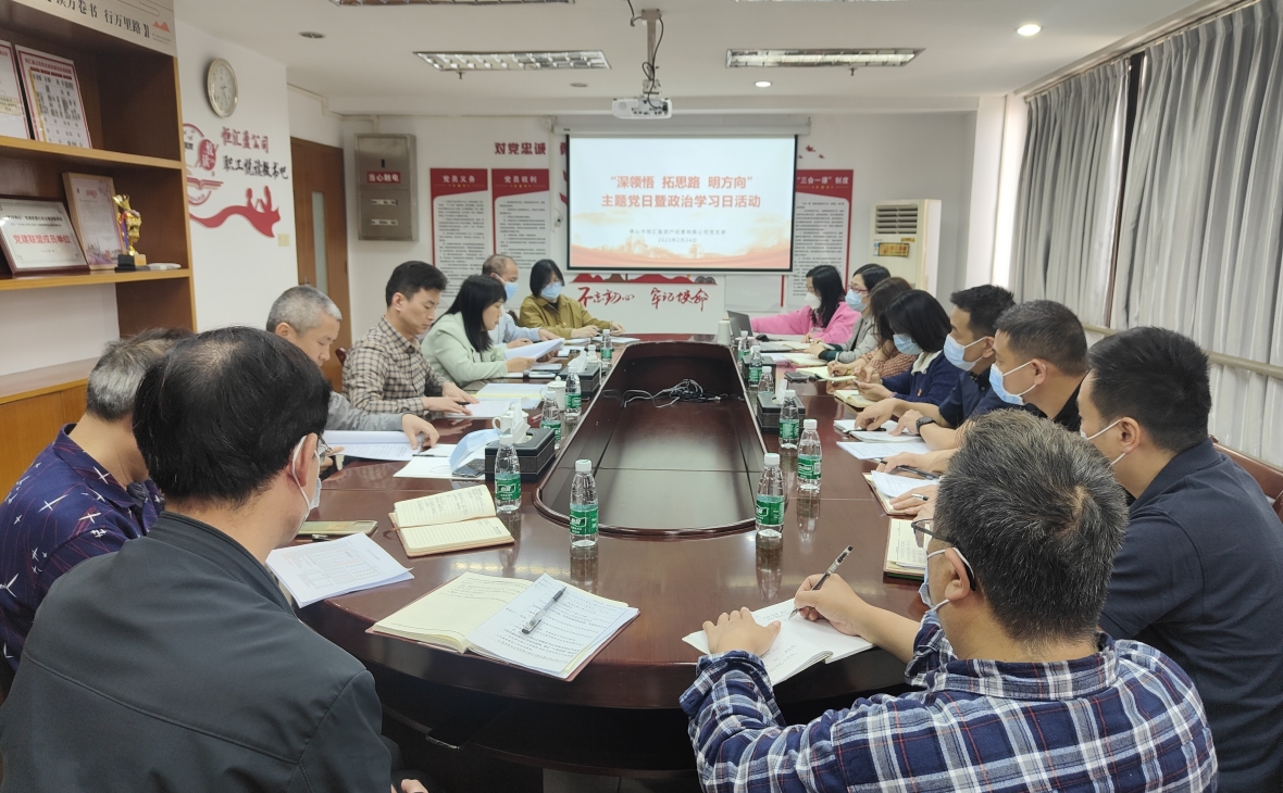 黨建品牌聚合力 錨定目標(biāo)開新局——恒匯盈公司黨支部開展“深領(lǐng)悟 拓思路 明方向”主題黨日活動
